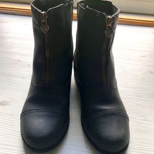 Ariat Paddock Equestrian Riding  Leather Boots Kids 2 Wiggle Grow Room Zip